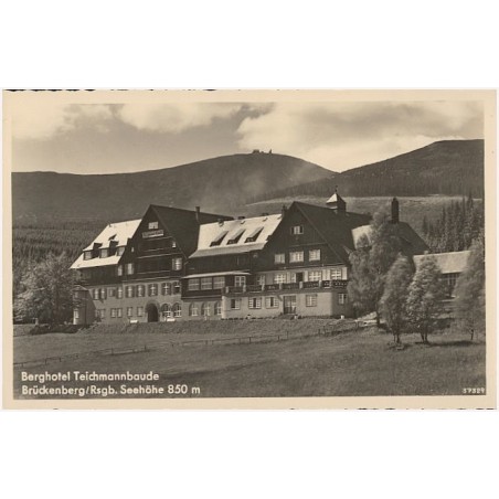 Berghotel Teichmannbaude. Brückenberg/Rsgb. Seehöhe 850 m 37329