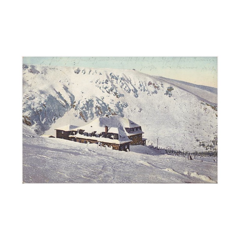 Riesengebirge. Hampelbaude mit dem Teichärndern u. Prinz-Heinrich-Baude, 1258 m ü. M