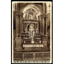 Piekary Śląskie Główny Ołtarz z Cud. Obrazem Matki Boskiej. / Rewers: Deutsch Piekar - Hochaltar mit Gnadenbild / Rewers: Fot. P