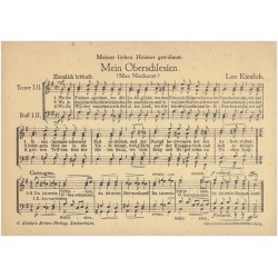 Meiner lieben Heimat gewidmet. Mein Oberschlesien. (Max Niedurny.) Leo Kieslich. [...]