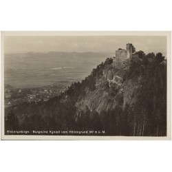 Riesengebirge. Burgruine Kynast vom Höllengrund 657 m ü. M