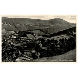 Krummhübel-Querseiffen i. Riesengeb. m. Blick n. d. Schneekoppe
