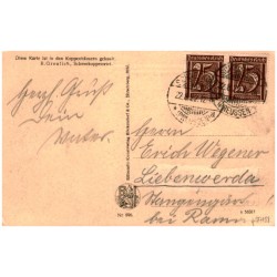 Observatorium, Kapelle und Gasthäuser auf der Schneekoppe im Riesengebirge, 1605 Meter ü. d. Meere / Rewers: Diese Karte ist in