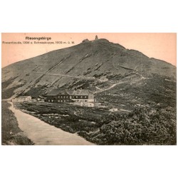 Riesengebirge. Riesenbaude, 1394 u. Schneekoppe, 1605 m. ü. M.