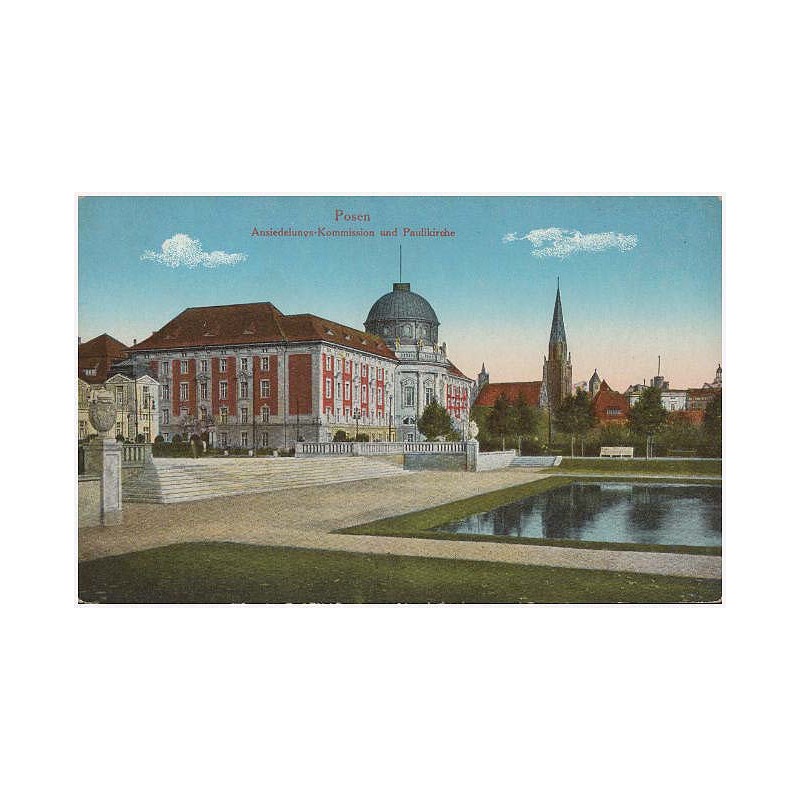 Posen. Ansiedelungs-Kommission und Paulikirche