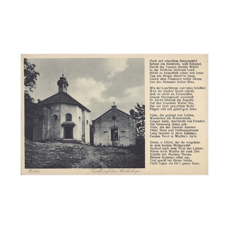 Wartha. Kapelle auf dem Warthaberge