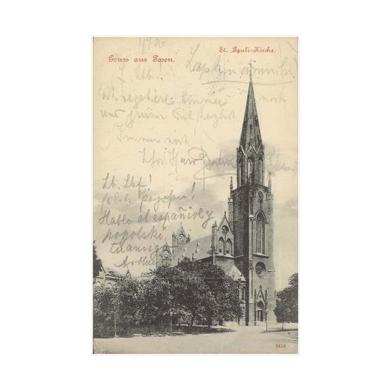 Gruss aus Posen. St. Pauli-Kirche