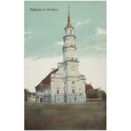 Rathaus in Kowno [Ratusz zw. Białym Łabędziem]