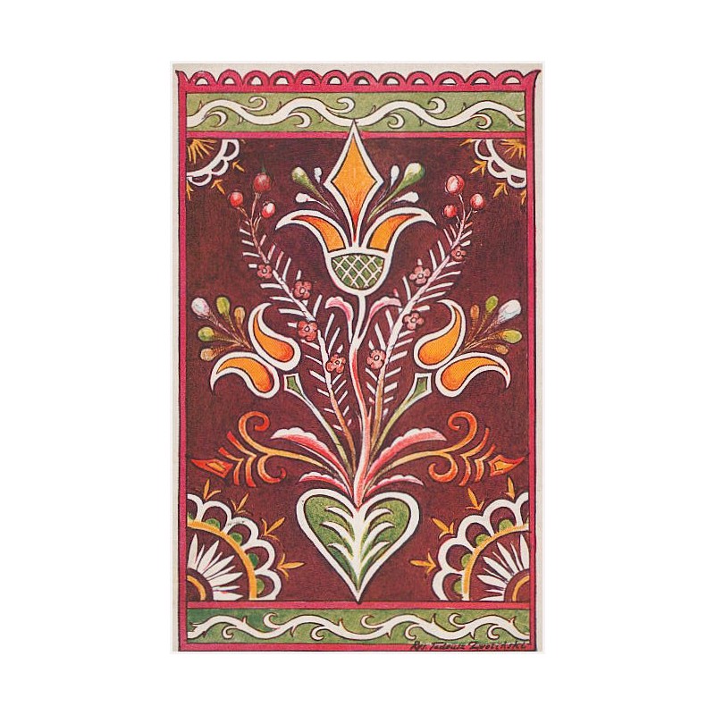 Ornamenty ze starych dzbanków góralskich ("leluje, parzenice, gaje")