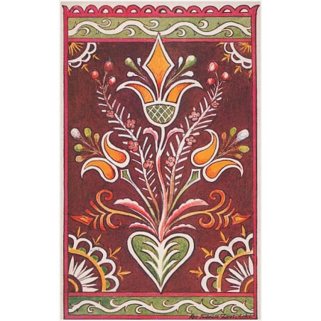 Ornamenty ze starych dzbanków góralskich ("leluje, parzenice, gaje")