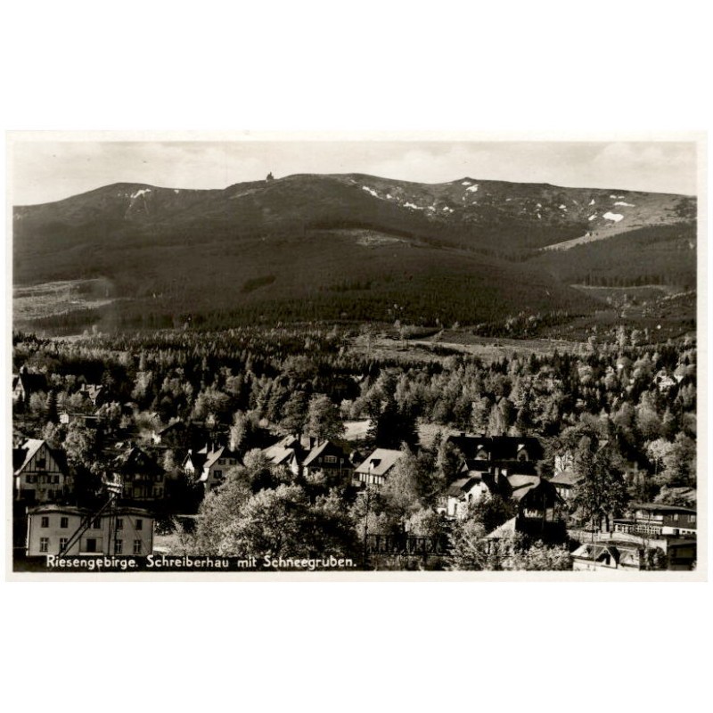 Riesengebirge. Schreiberhau mit Schneegruben.