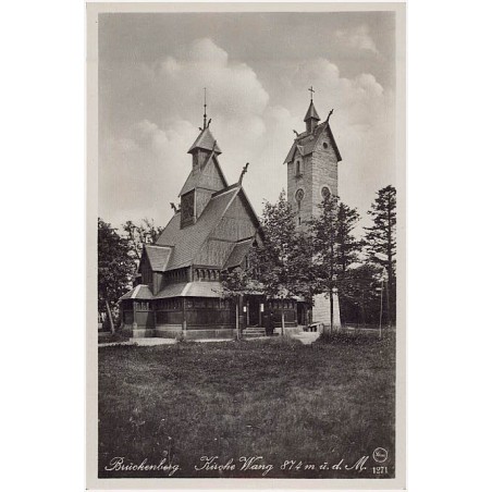 Brückenberg. Kirche Wang 874 m ü. M