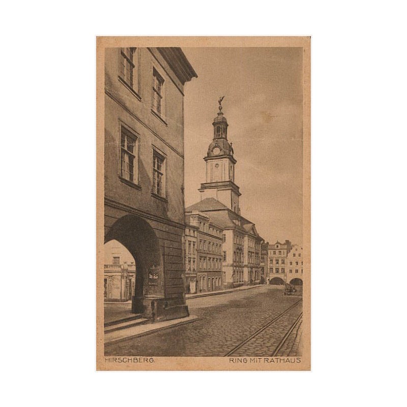 Hirschberg. Ring mit Rathaus