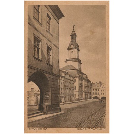 Hirschberg. Ring mit Rathaus