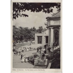 Krynica. Die Promenade. - Das Neue Kurhaus und der Musik-Pavillon Fot. St. Mucha