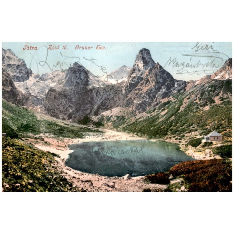 Tatrá. Zöld tó. Grüner See.