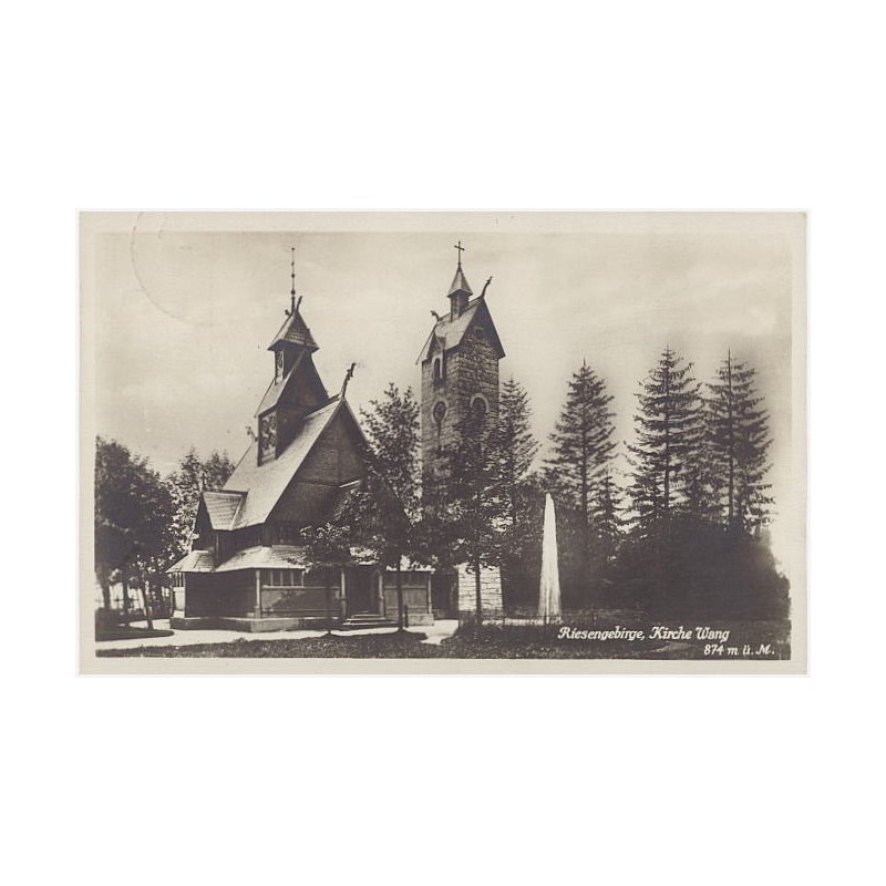 Riesengebirge, Kirche Wang 874 m ü. M