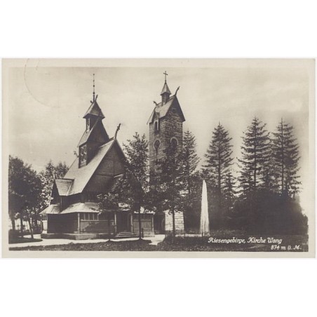 Riesengebirge, Kirche Wang 874 m ü. M