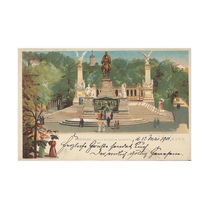 Breslau - Kaiser Wilhelm Denkmal