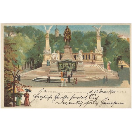 Breslau - Kaiser Wilhelm Denkmal