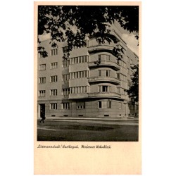Litzmannstadt / Warthegau. Moderne Wohnblock