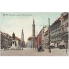 Görlitz. Obermarkt m. Kaiser Wilhelm-Denkmal