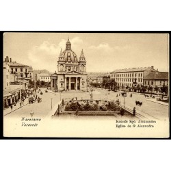 Warszawa Kościół Sgo. Aleksandra. Varsovie Eglise de St Alexandre