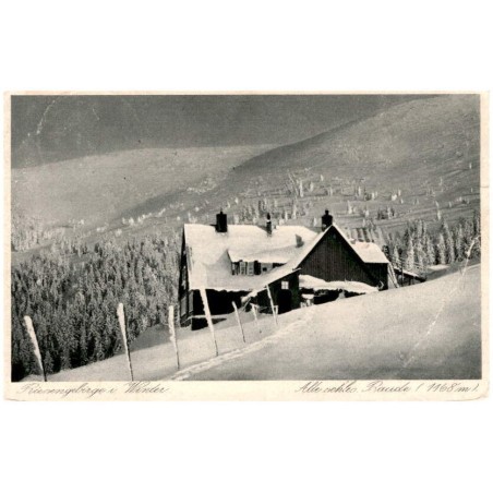 Riesengebirge i. Winter. Alte schles. Baude (1168 m)