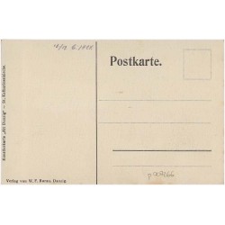 P. E. Gabel /Künstlerkarte "Alt Danzig" - St. Katharinenkirche