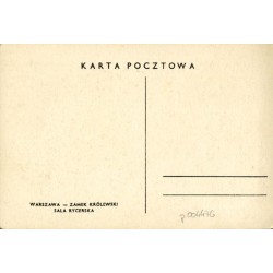 Warszawa - Łazienki Królewskie. Sala Rycerska
