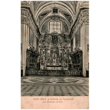 Wielki Ołtarz w kościele po Cystersach Ląd (Królestwo Polskie)