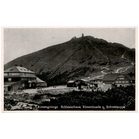Riesengebirge. Schlesierhaus, Riesenbaude u. Schneekoppe