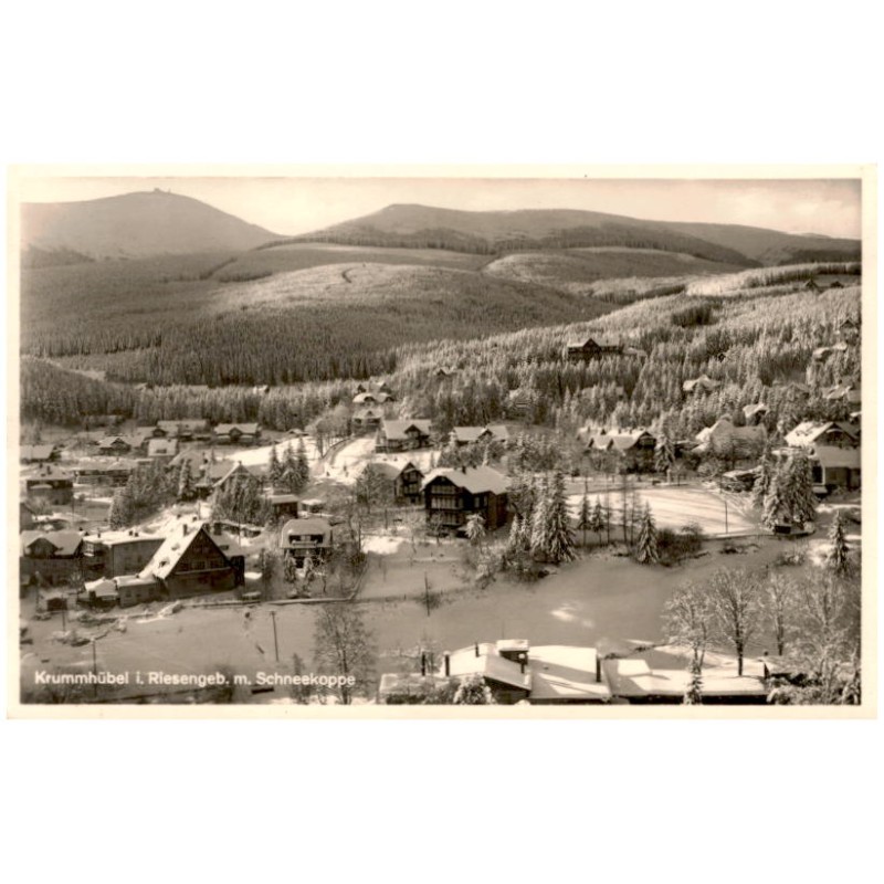 Krummhübel i. Riesengeb. m. Schneekoppe