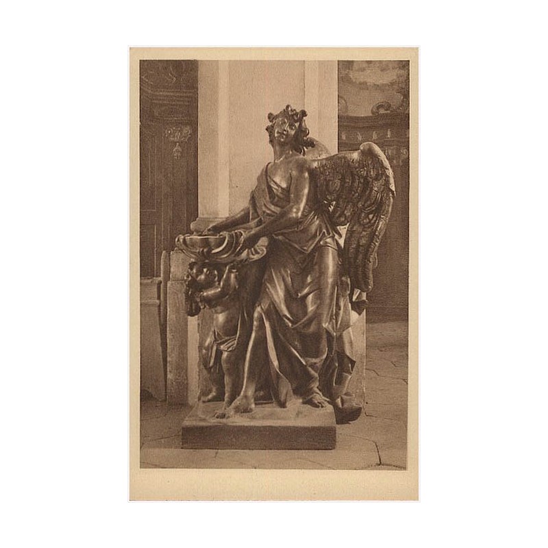 Grüssau: Abteikirche, Engel mit Weihwasserbecken. photogr. "Beuroner Kunstschule, Beuron -