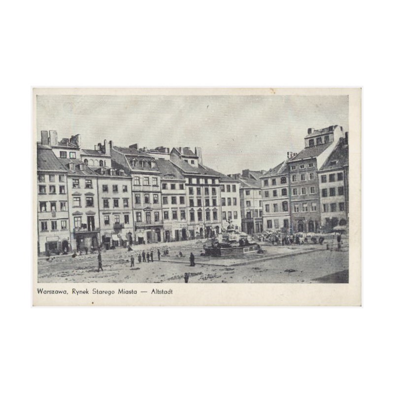 Warszawa. Rynek Starego Miasta - Altstadt