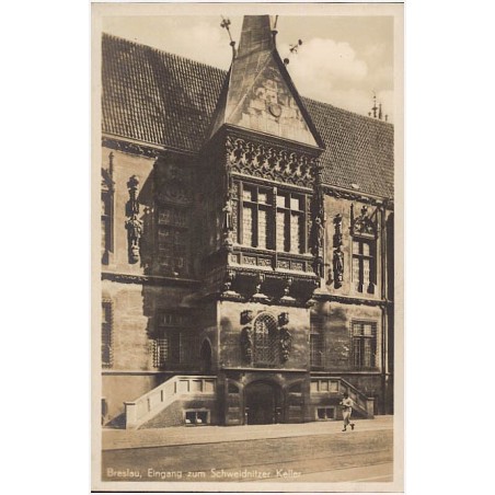 Breslau, Eingang zum Schweidnitzer Keller