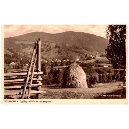 Worochta. Ogólny widok na tle Magóry. Fot. H. Gąsiorowski
