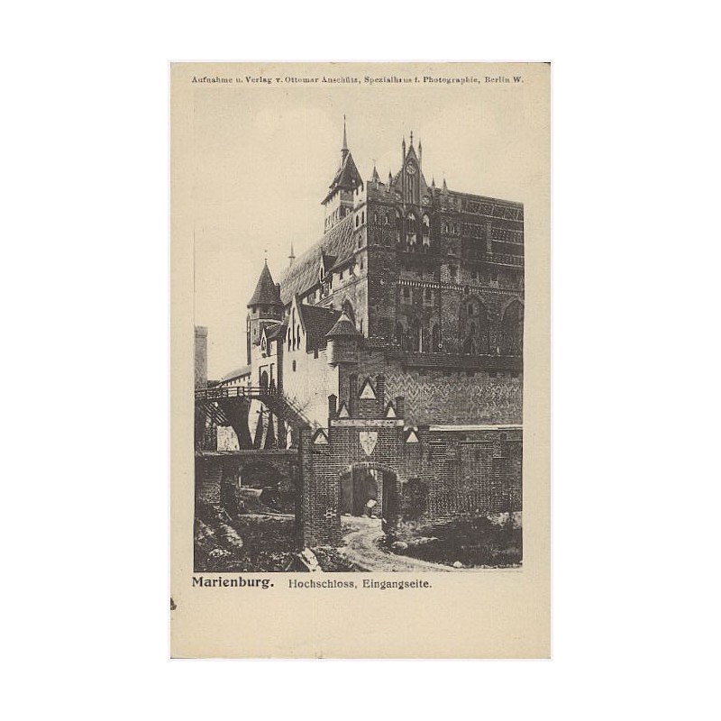 Marienburg. Hochschloß, Eingangseite
