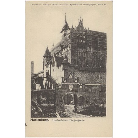 Marienburg. Hochschloß, Eingangseite
