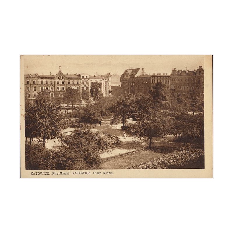 Katowice. Plac Miarki. Katowice. Place Miarki
