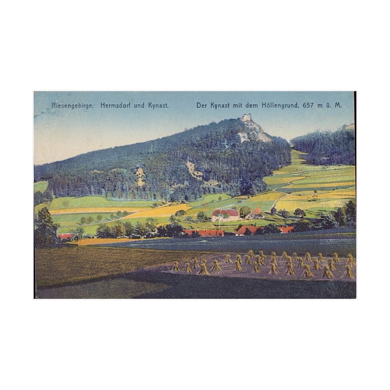Riesengebirge. Hermsdorf und Kynast. Der Kynast mit dem Höllengrund, 657 m ü. M