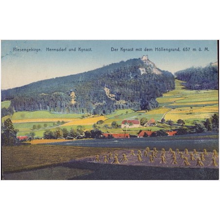 Riesengebirge. Hermsdorf und Kynast. Der Kynast mit dem Höllengrund, 657 m ü. M