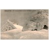 Riesengebirge. Die preußische Koppenbaude mit der Kapelle im Winter