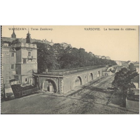 Warszawa. Taras Zamkowy. Varsovie. La terrase du château