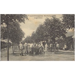 Truppenübungsplatz Warthelager. Lagerleben
