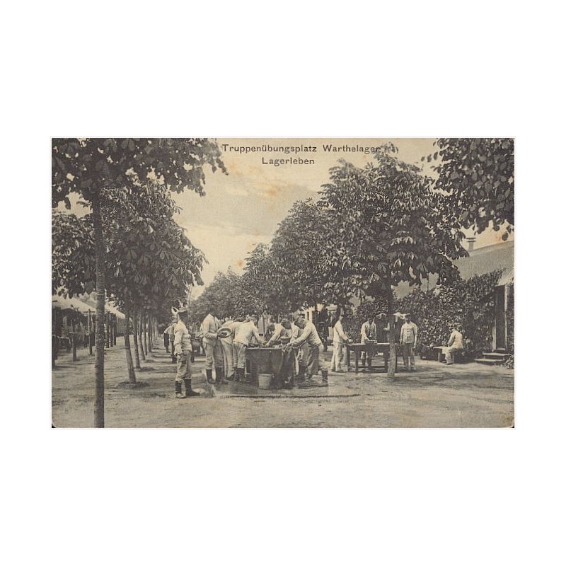 Truppenübungsplatz Warthelager. Lagerleben