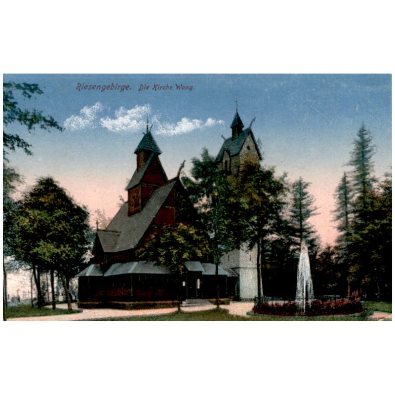 Riesengebirge. Die Kirche Wang.
