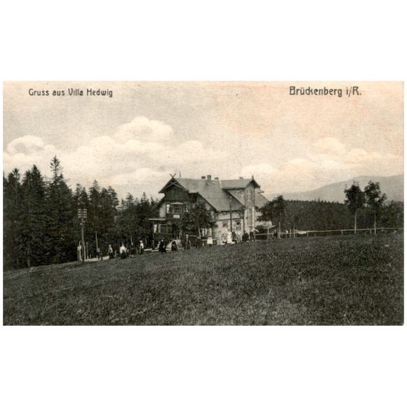 Brückenberg i/R. Gruss aus Villa Hedwig