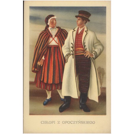 Chłopi z Opoczyńskiego. [...] malował Aleksander M. Haupt