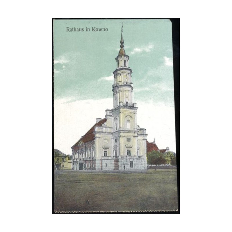 Rathaus in Kowno [Ratusz zw. Białym Łabędziem]